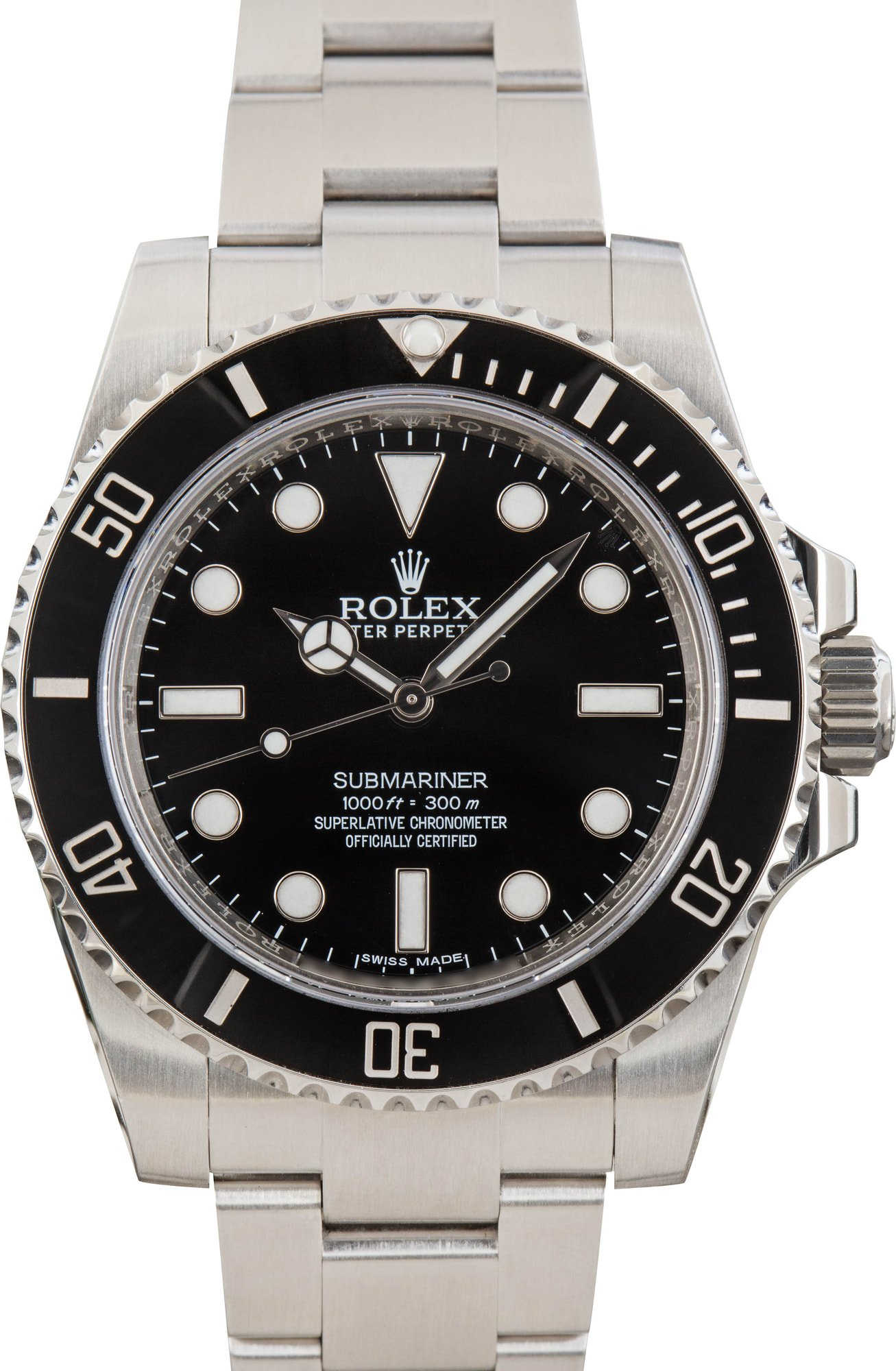 Rolex Submariner 114060 Ceramic No Date