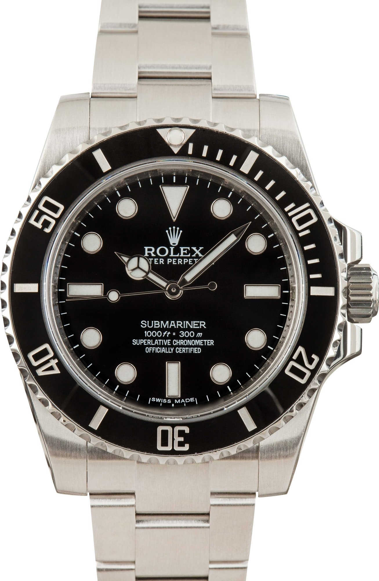 Rolex Submariner 114060 No Date Dial