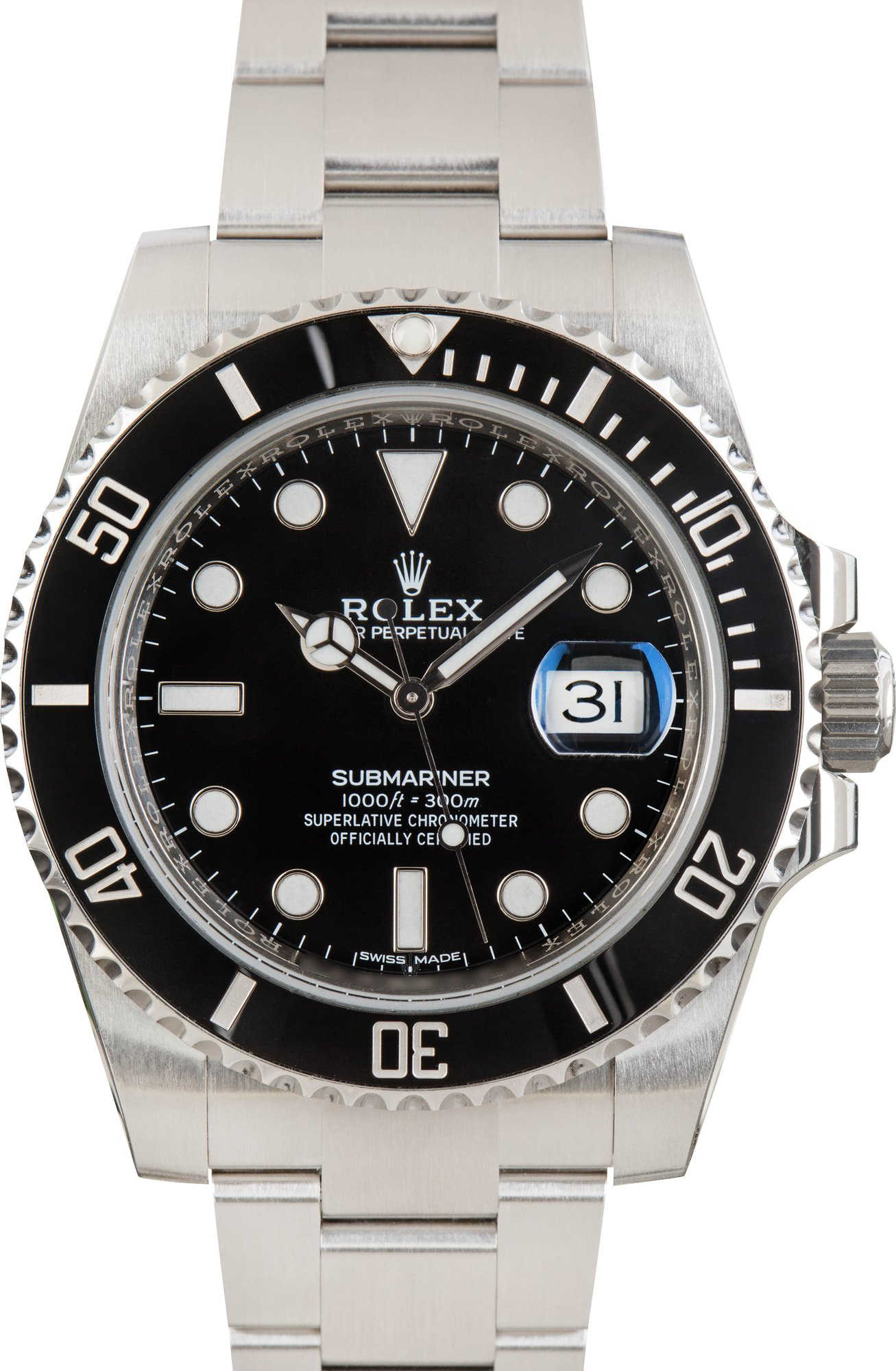 Pre-owned Rolex Submariner 116610 Black Dial