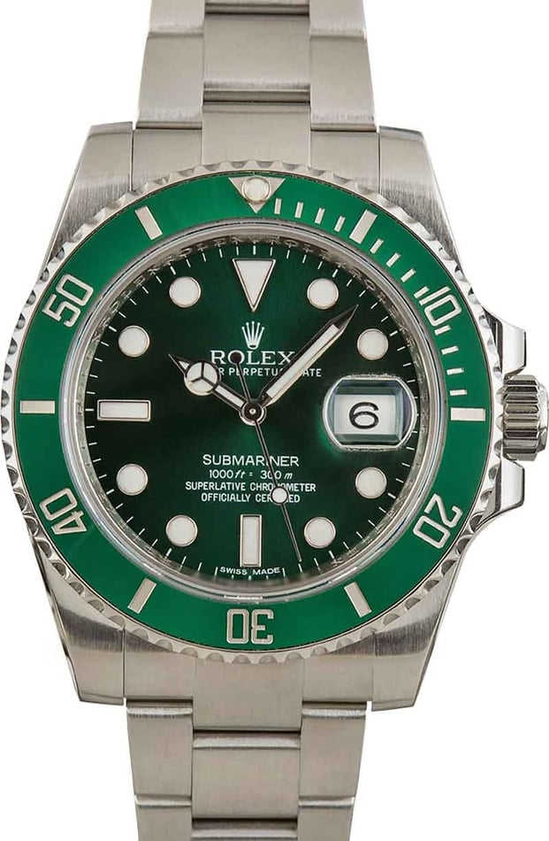 Rolex Submariner 116610V Hulk Ceramic Model