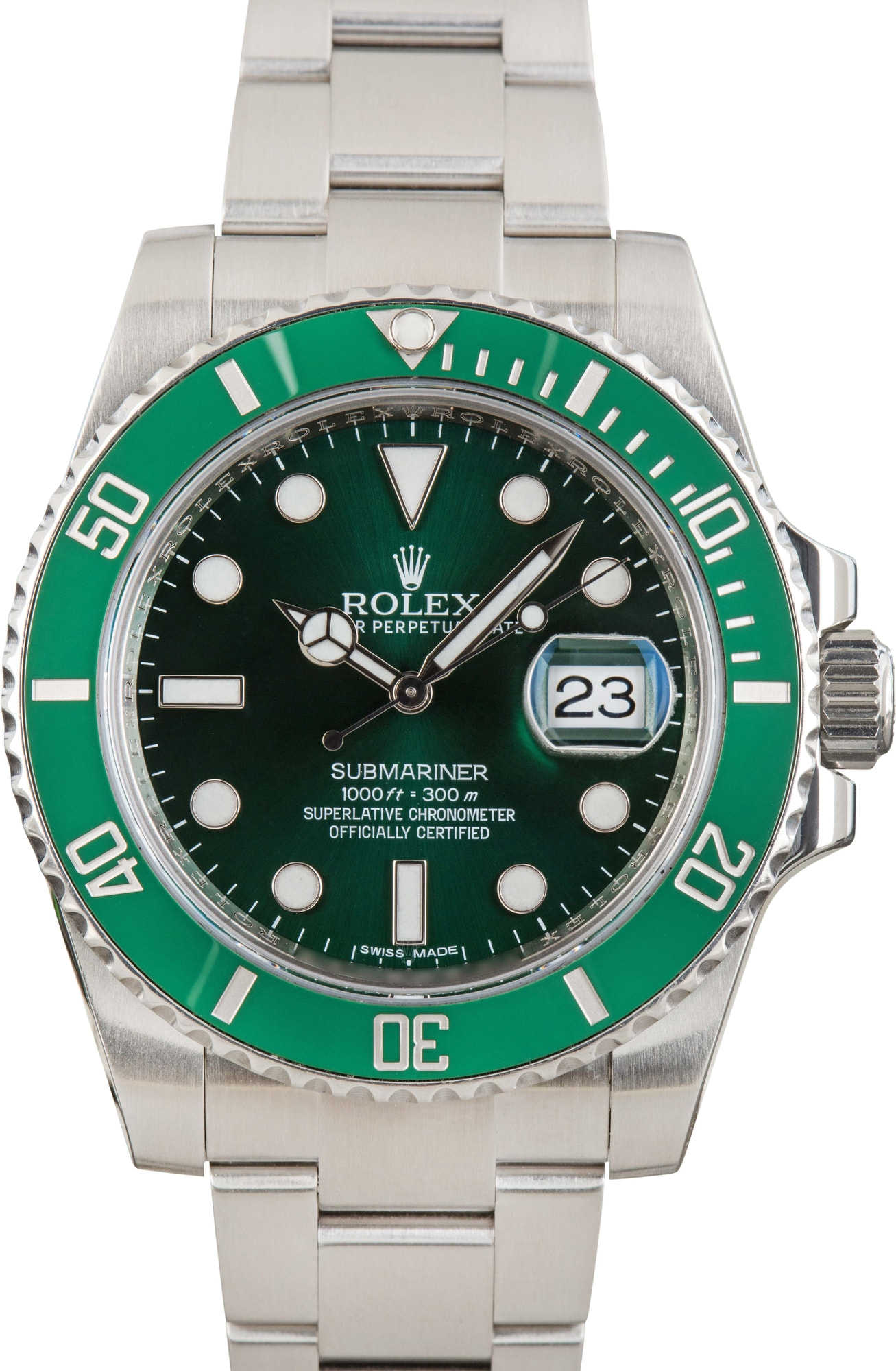 Rolex Submariner Ref 116610LV Green Hulk
