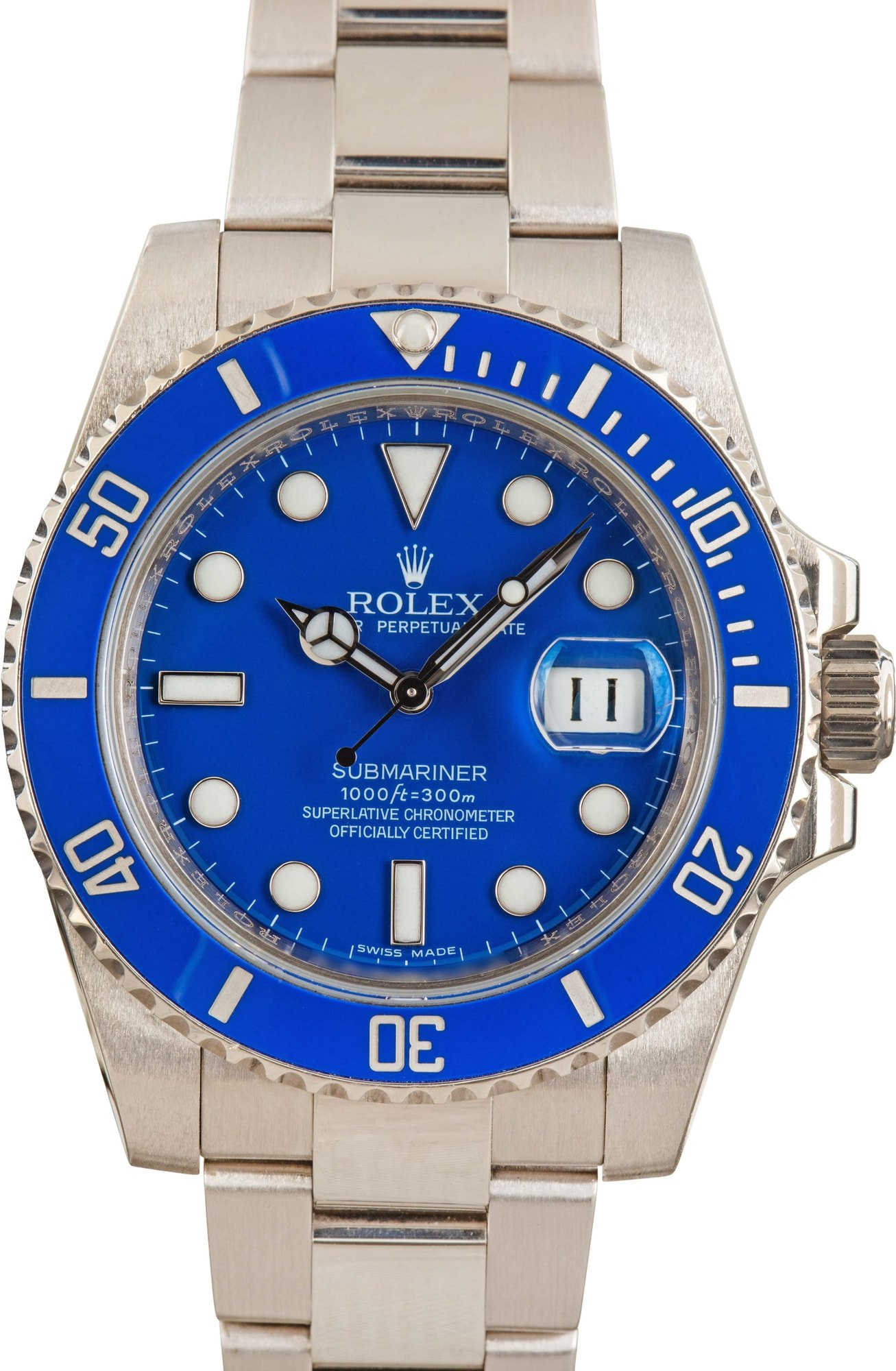 Rolex Submariner 116619 Blue Smurf