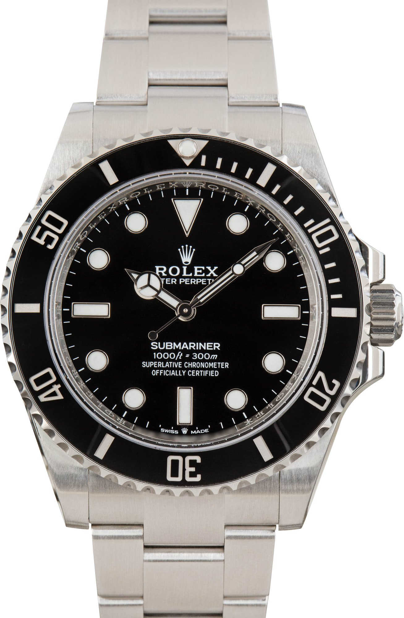 Pre-Owned Rolex Submariner 124060 Black