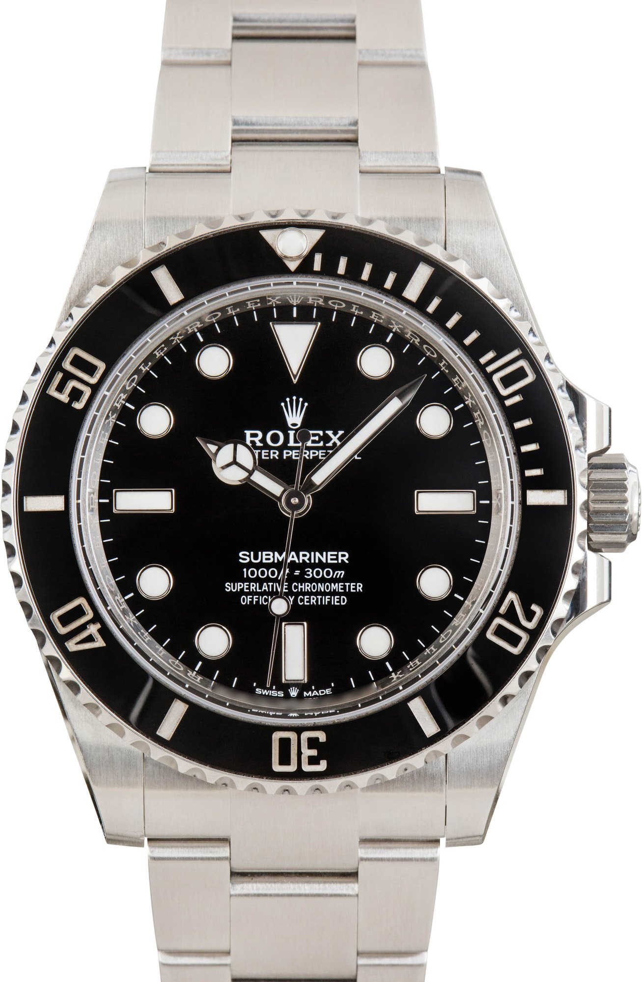 Men's Rolex Submariner Ref 124060 No Date Dial