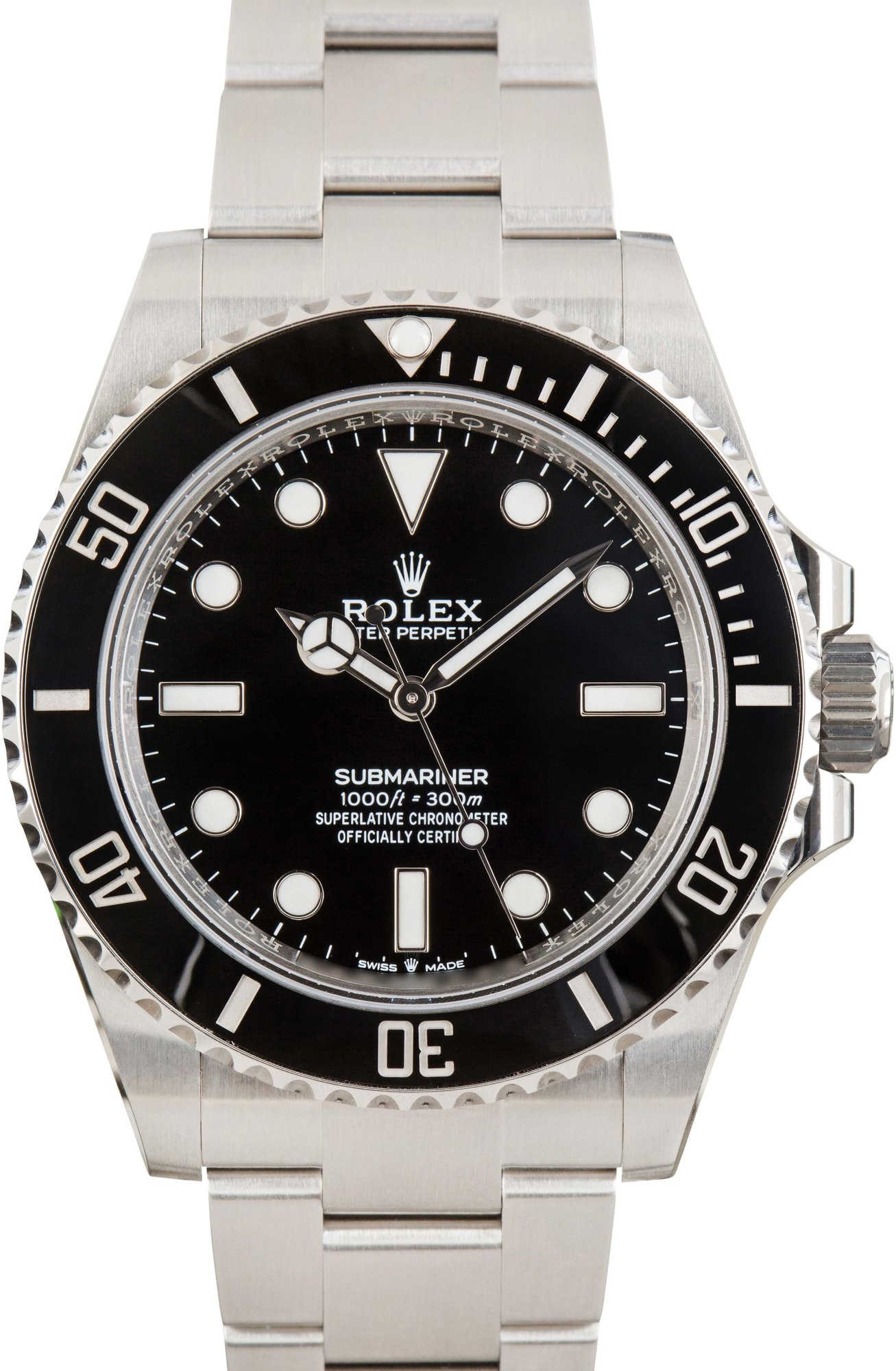 Used Rolex Submariner 124060 No Date Dial