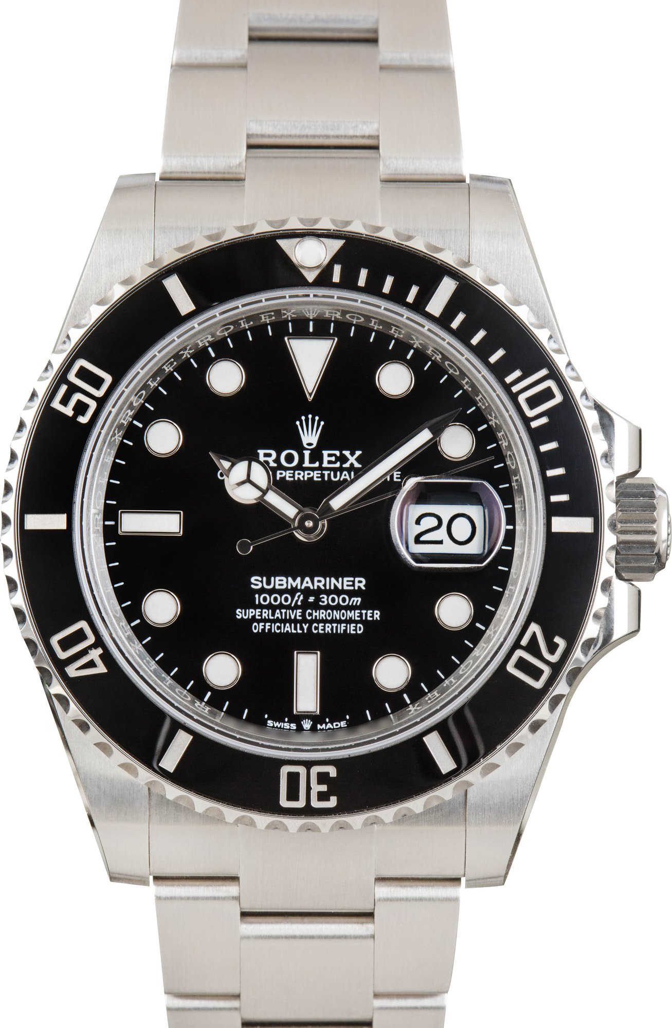 Pre-owned Rolex Submariner 126610 Black Dial