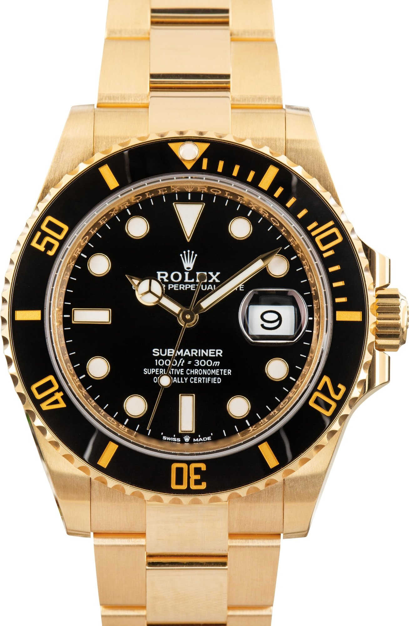 Rolex Submariner Yellow Gold 126618