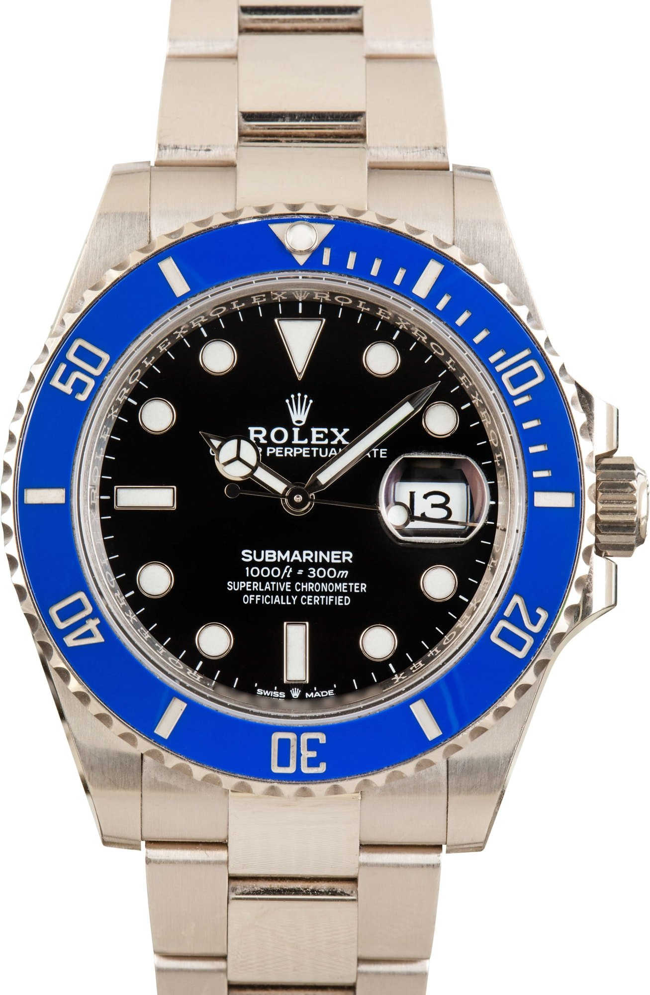 Rolex Submariner 126619 18k White Gold Cookie Monster