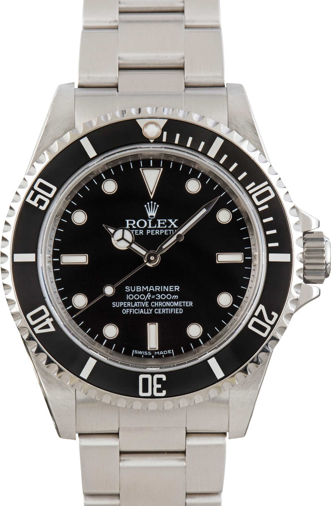 Rolex Submariner 14060M Black No Date Dial