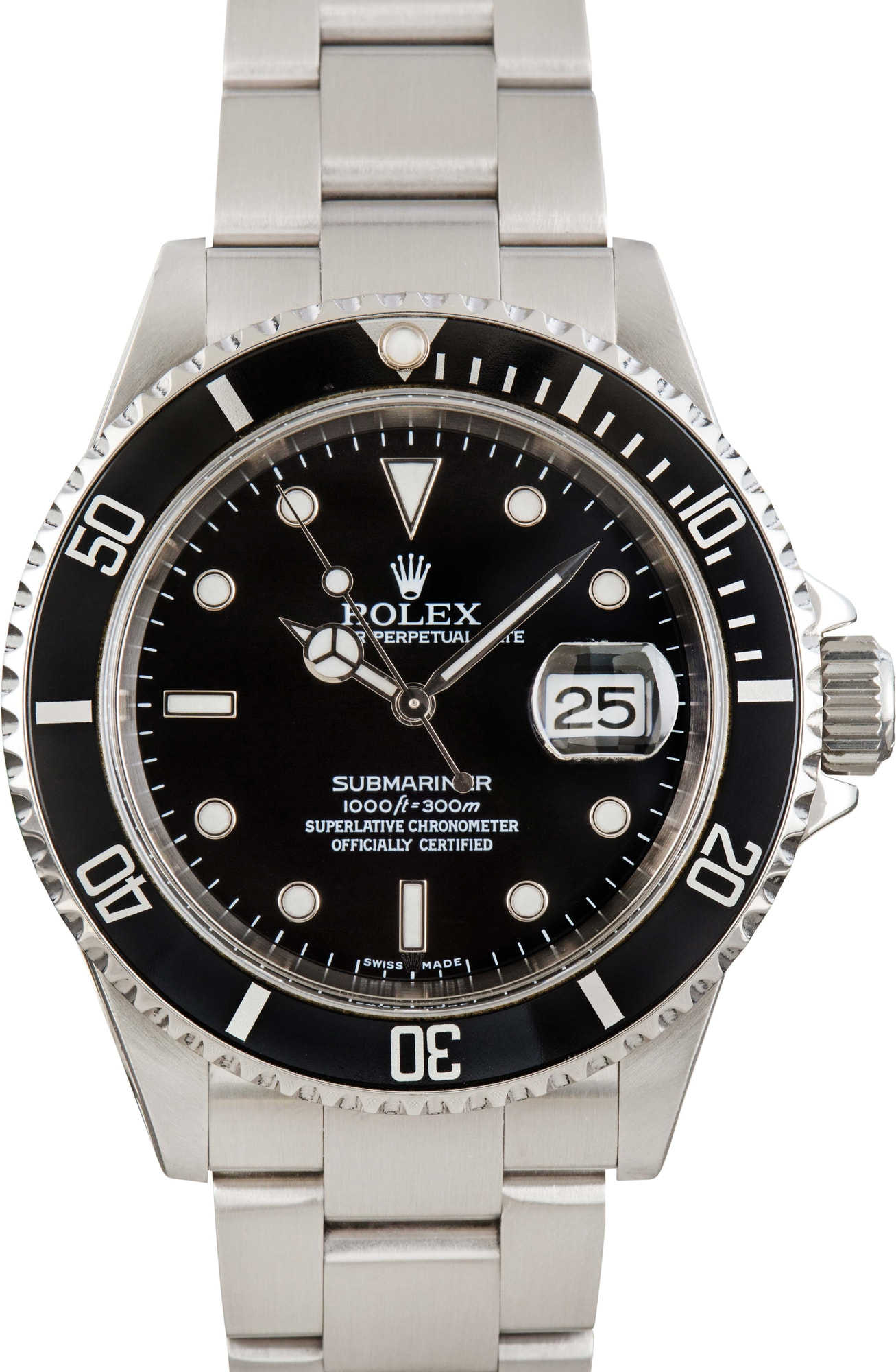 Men's Rolex Submariner Ref 16610T Stainless Steel