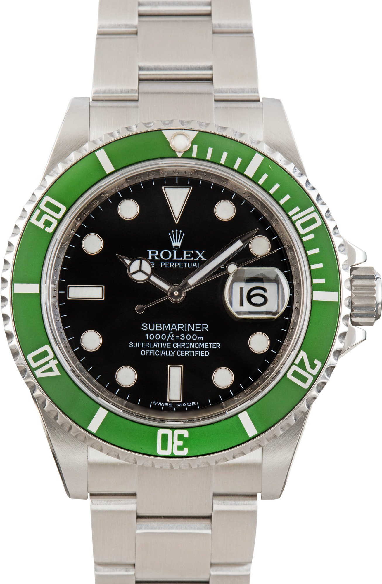 Rolex Submariner 16610LV Green Kermit