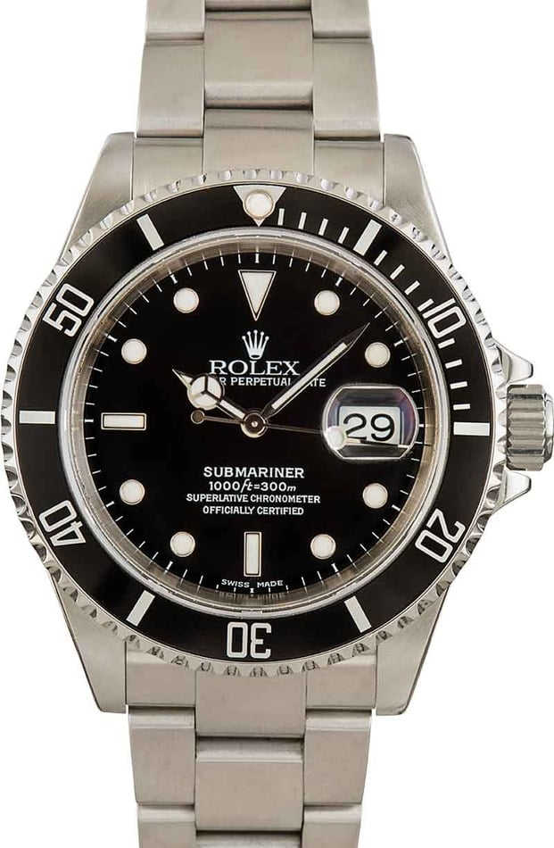 Rolex Submariner 16610 Diver's Bezel