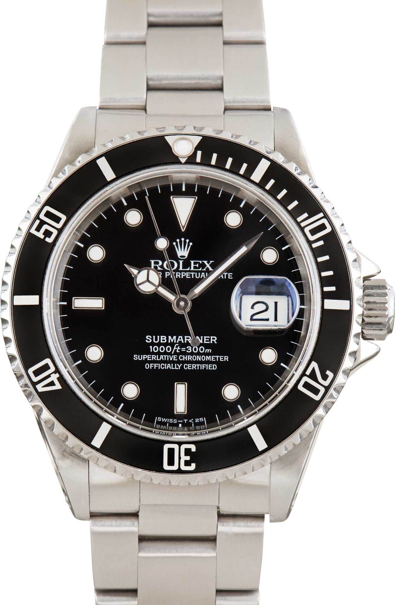Used Black Dial Rolex 16610 Submariner
