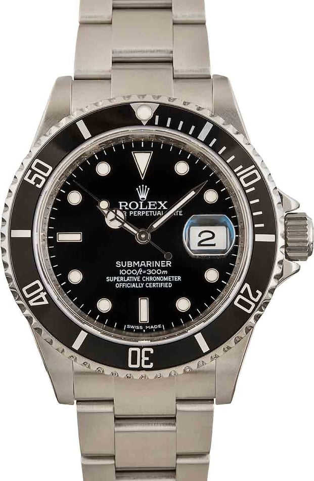 Submariner Rolex 16610T Serial Engraved