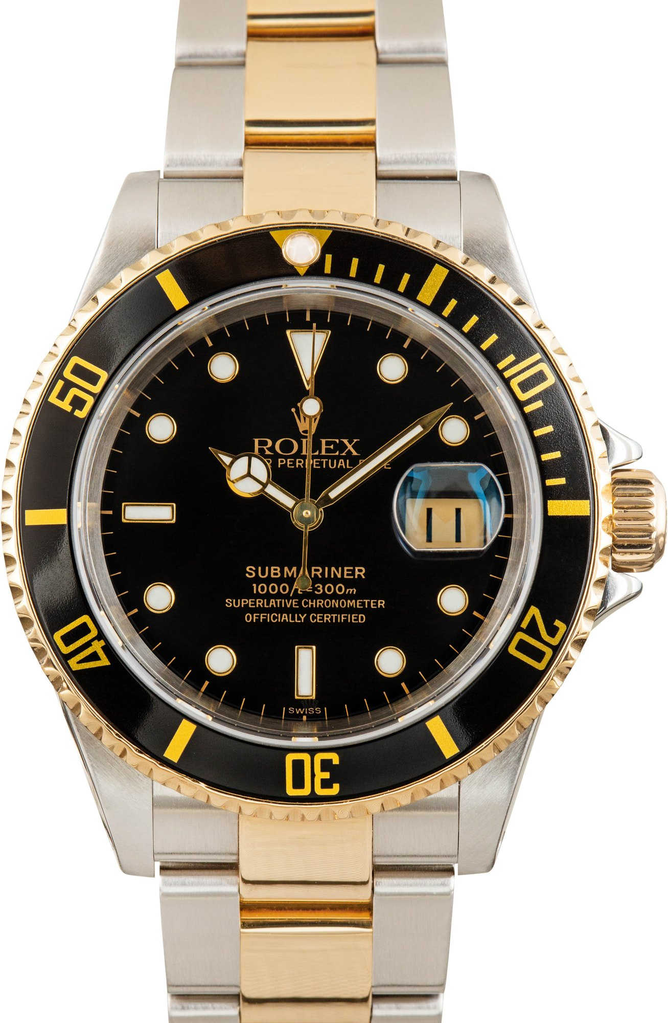 Rolex Submariner Two-Tone 16613 Black Watch