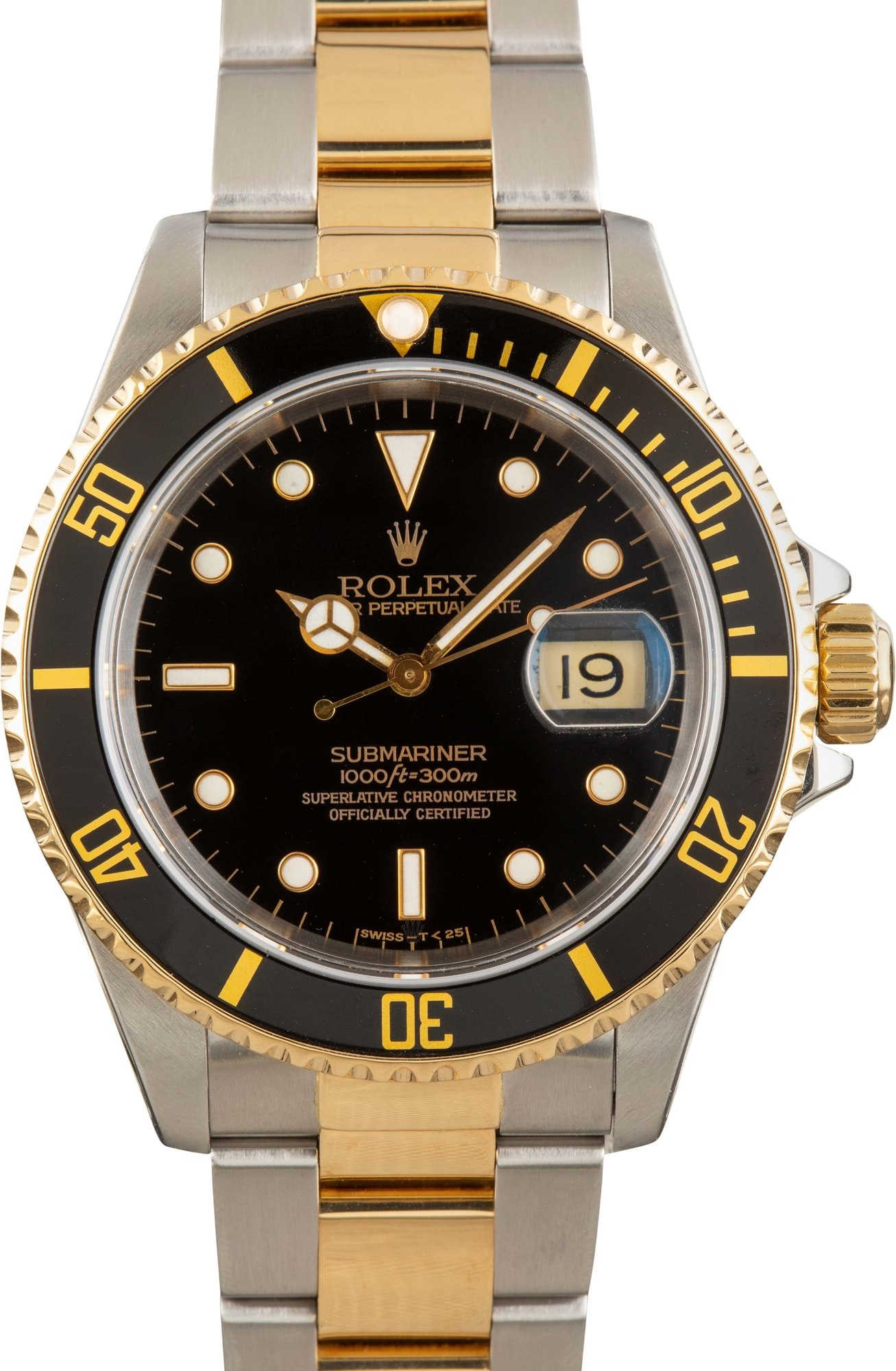 Men's Rolex Submariner Ref 16613 Black Dial