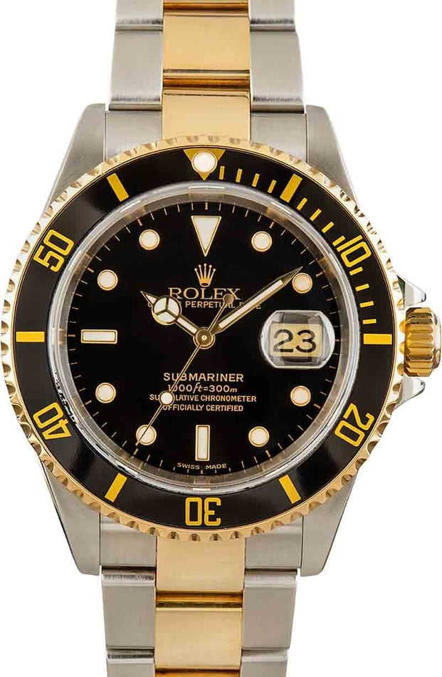 Rolex Submariner 16613T Black Two-Tone