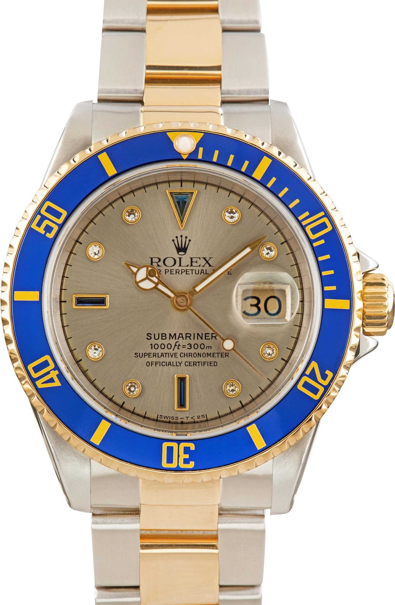 Rolex Submariner 16613 Serti Dial