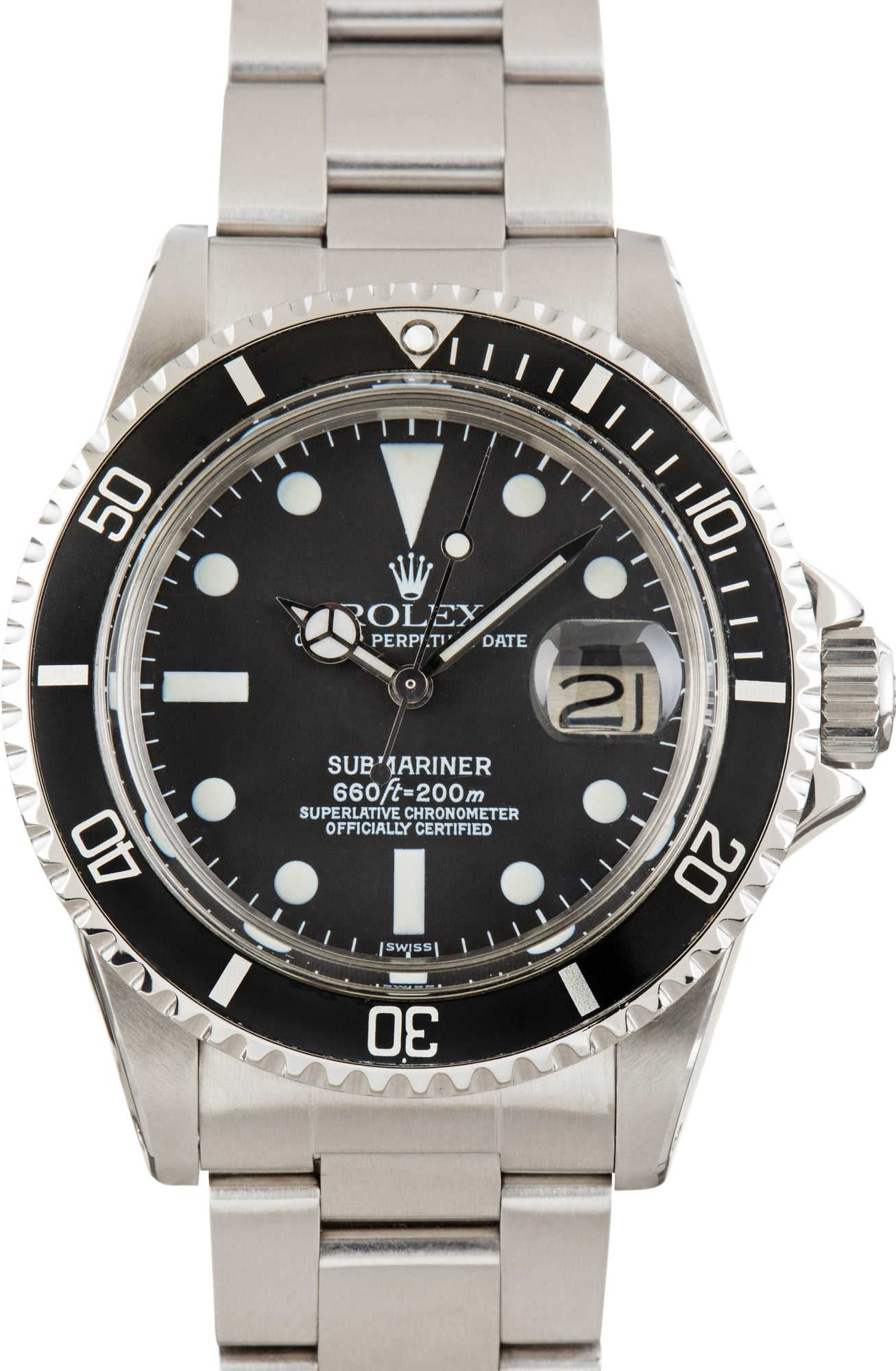 Vintage Rolex Submariner Ref 1680 "Swiss Only" Dial