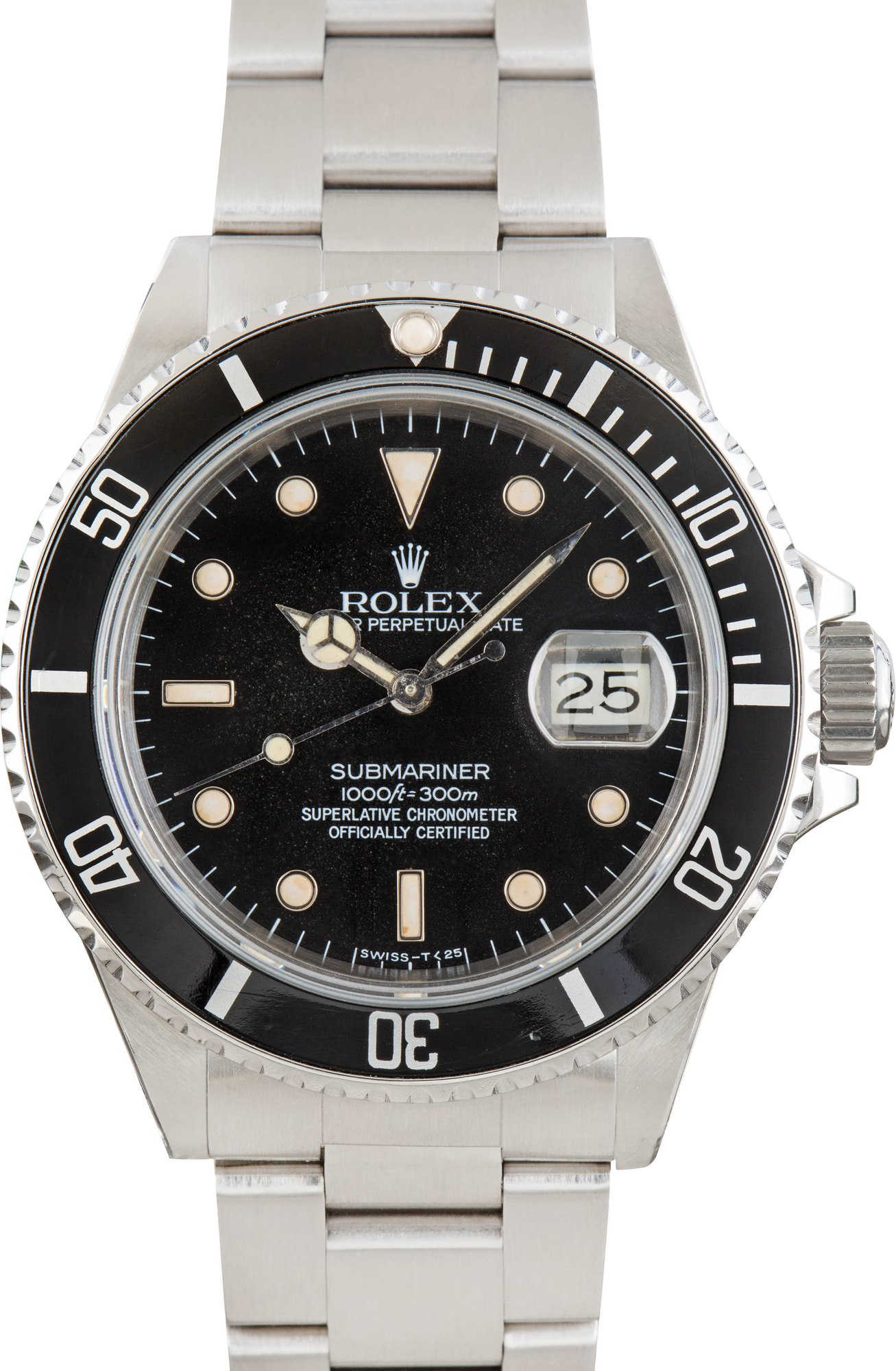 Vintage Rolex Submariner 16800 Steel