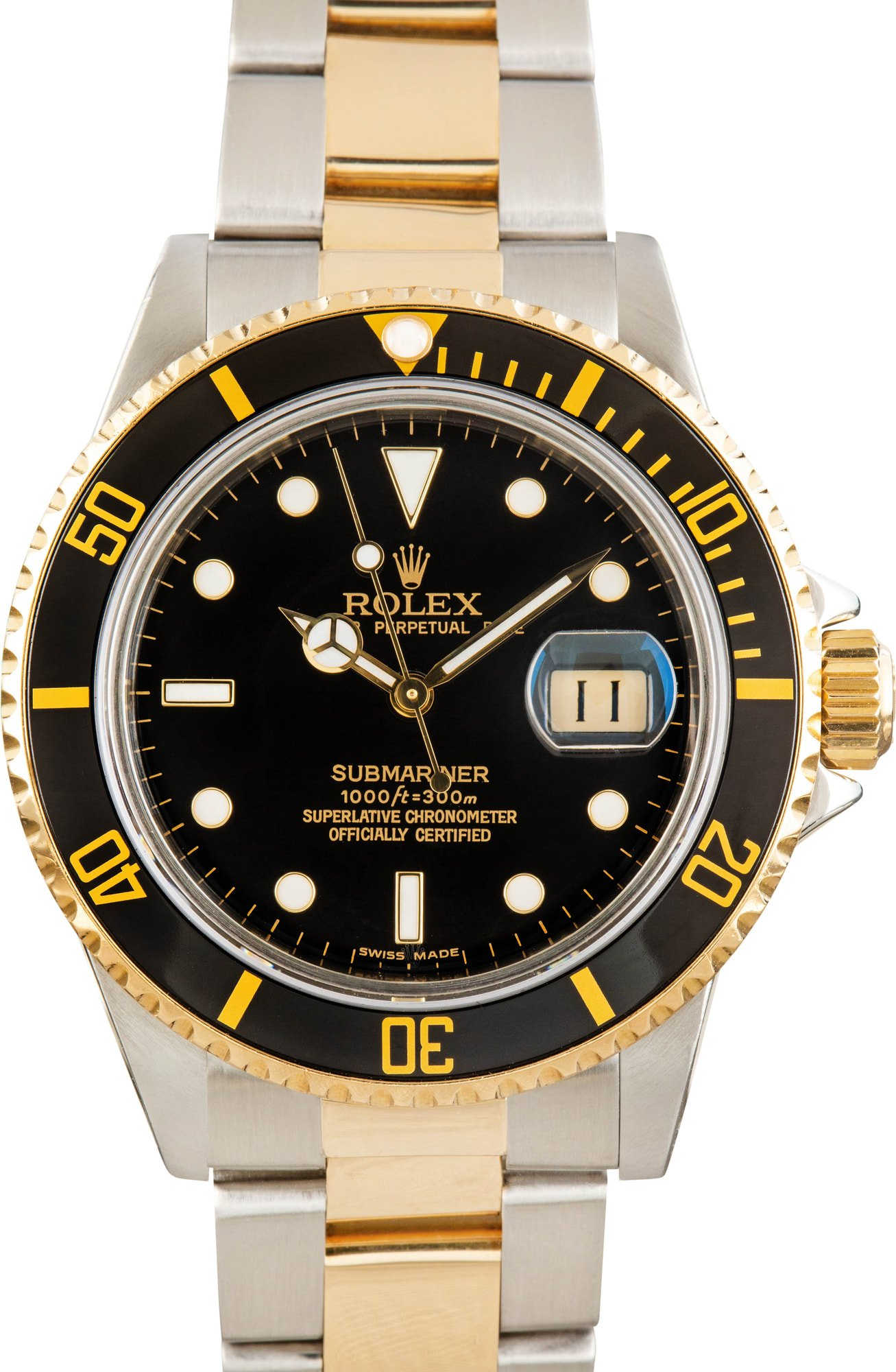 Men's Rolex Submariner 16803 Black Dial