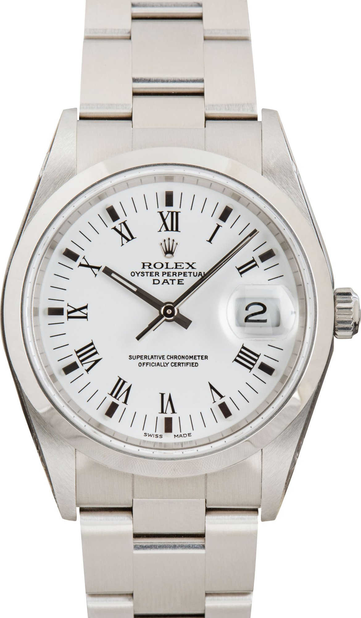 Pre-owned Rolex Date Ref 15200 Stainless Steel