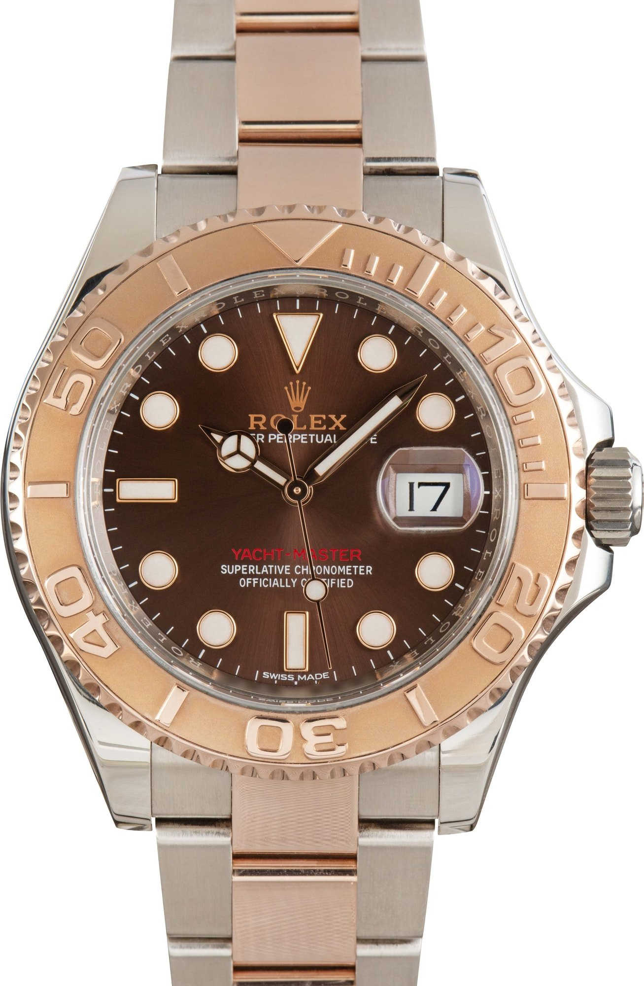 Pre-Owned Rolex Yacht-Master 116621 Chocolate Dial