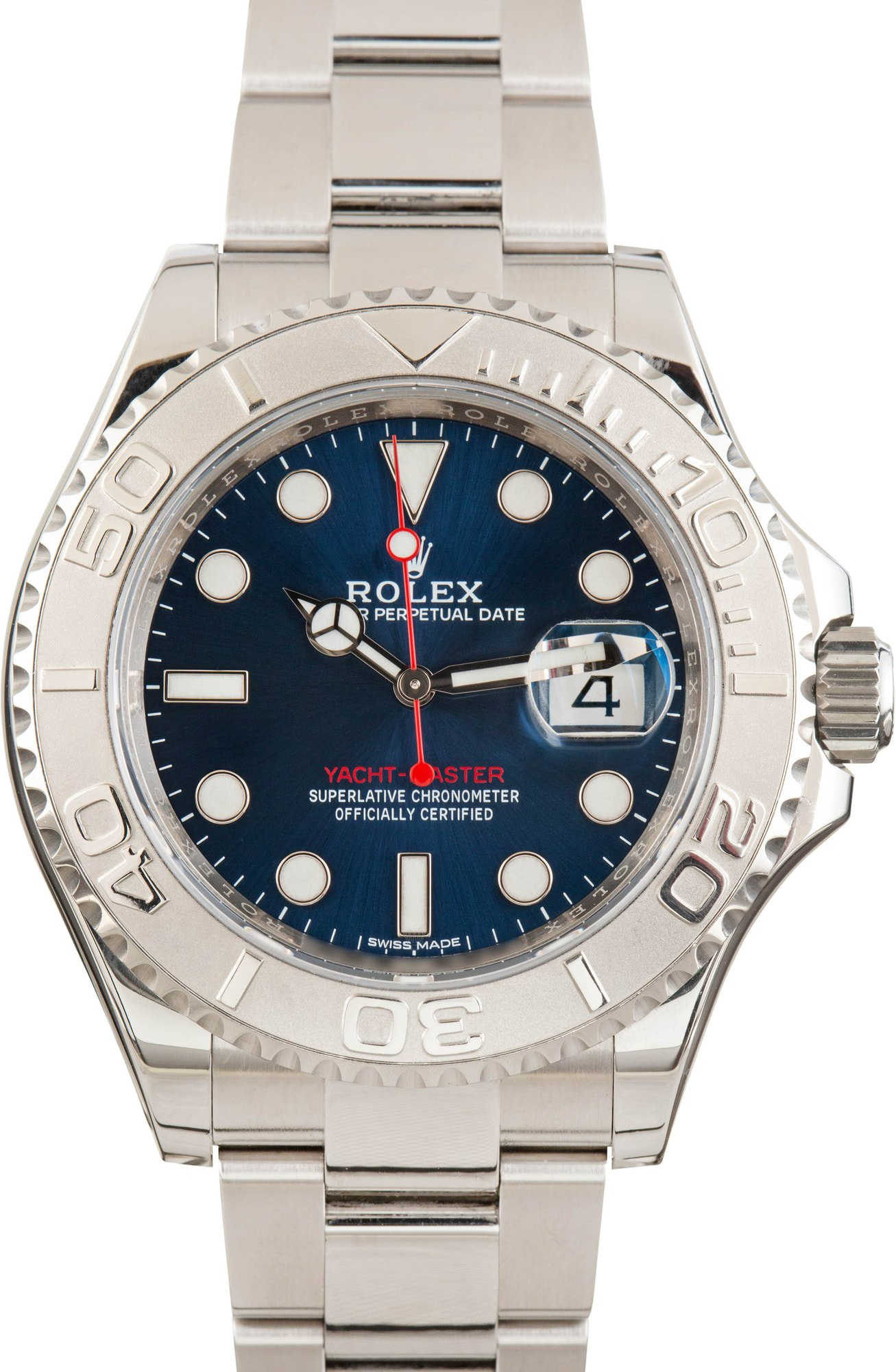 Rolex Yacht-Master 116622 Blue Chromalight Dial