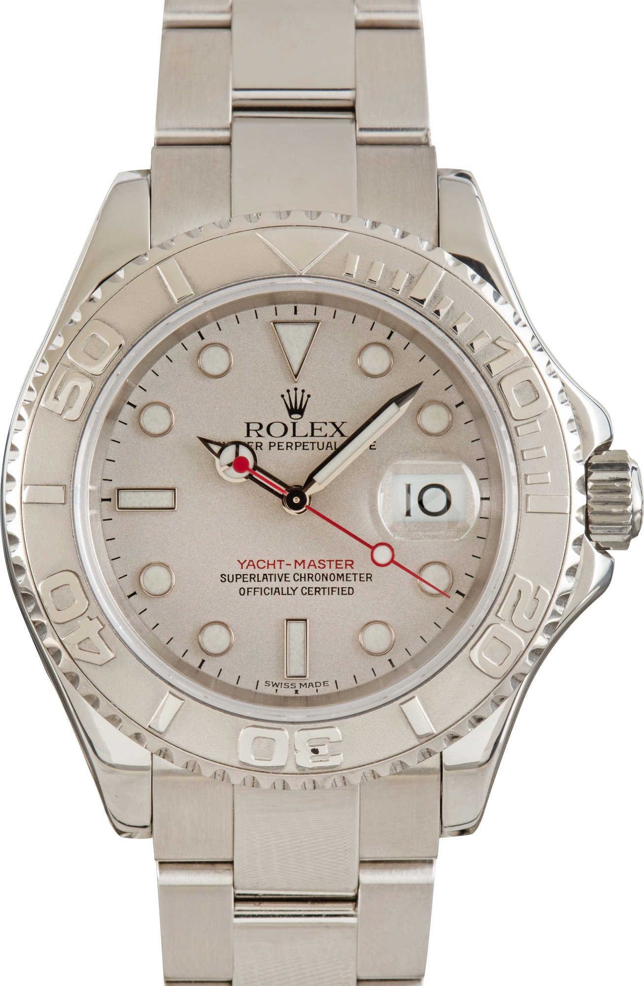 Rolex Yacht-Master 40 Ref 16622 Platinum Dial & Bezel
