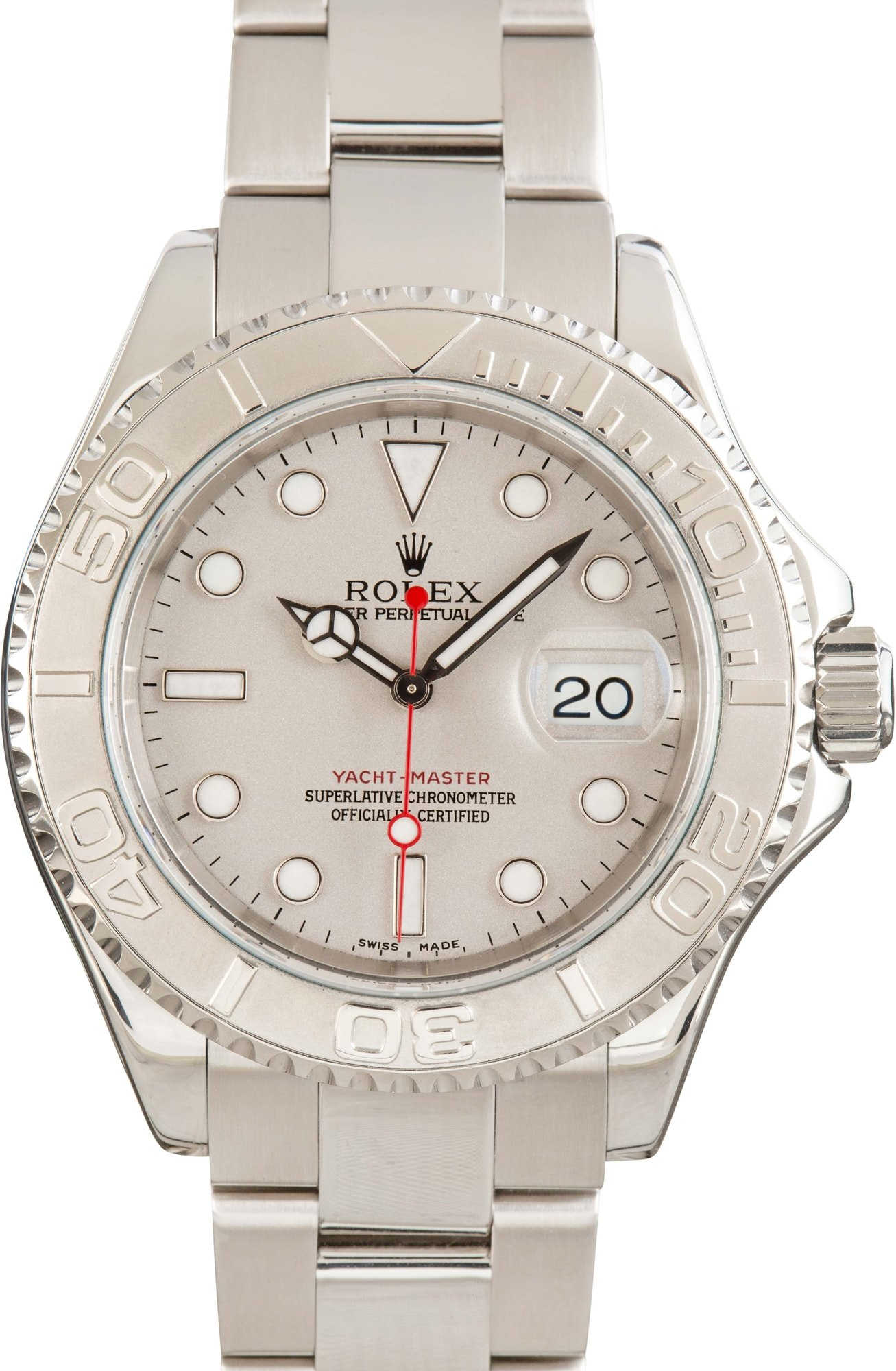 Rolex Yacht-Master 16622 Platinum Bezel