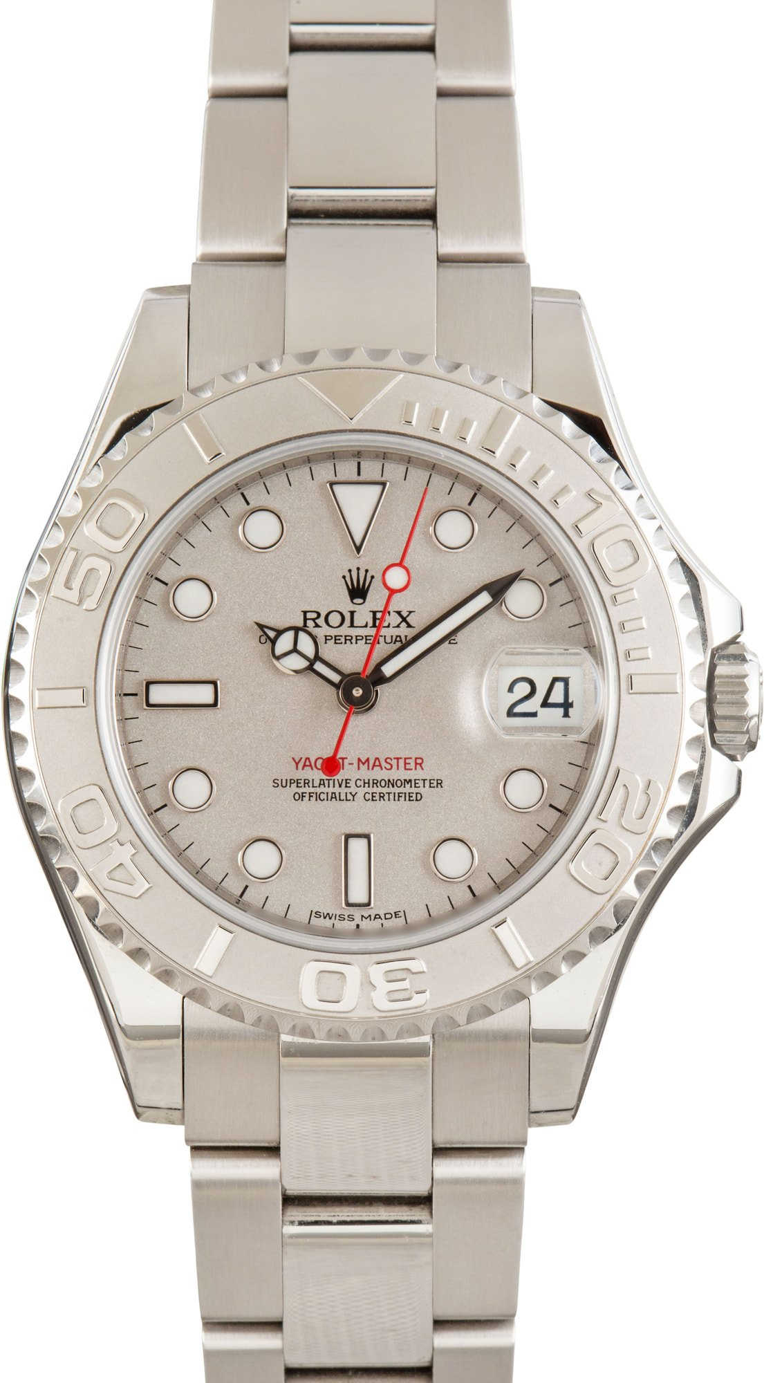 Rolex Yacht-Master Ref 168622 Platinum Dial