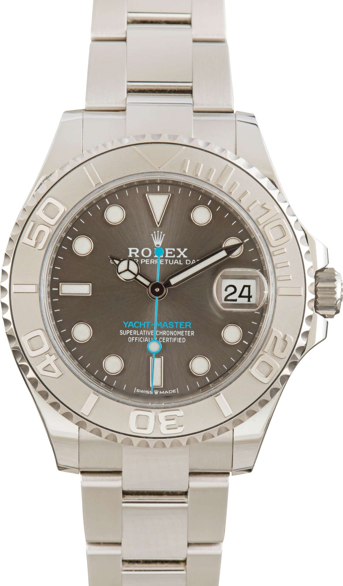 Buy Used Rolex Yacht Master 268622 Bob s Watches Sku 166694