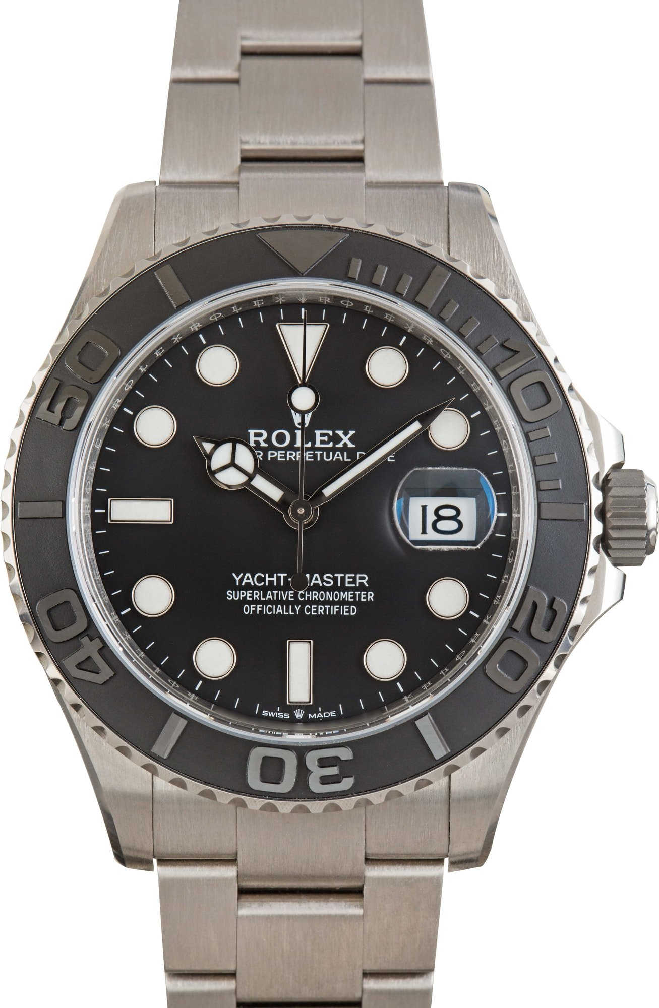 Men's Rolex Yacht-Master 226627 RLX Titanium Black Dial