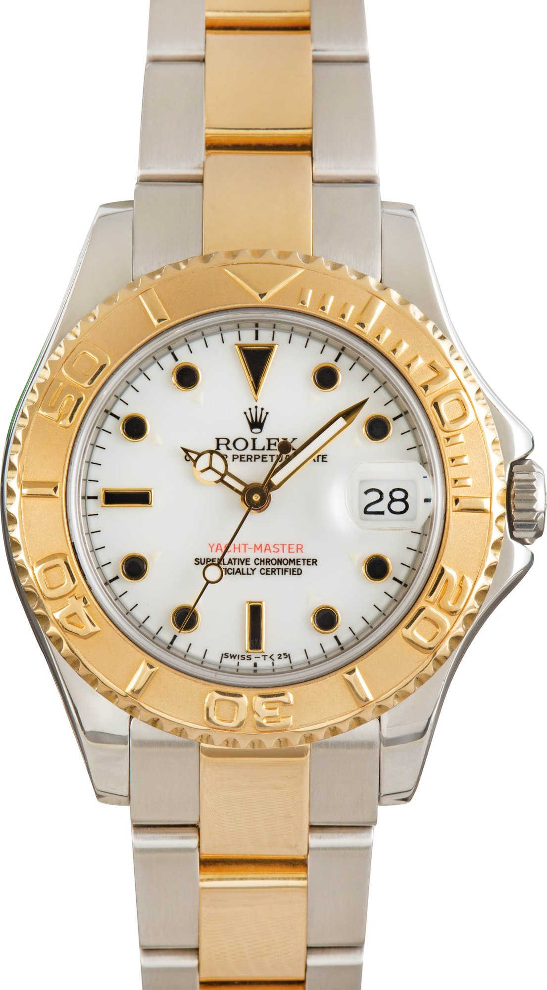 Rolex Yacht-Master 35 68623 White Dial