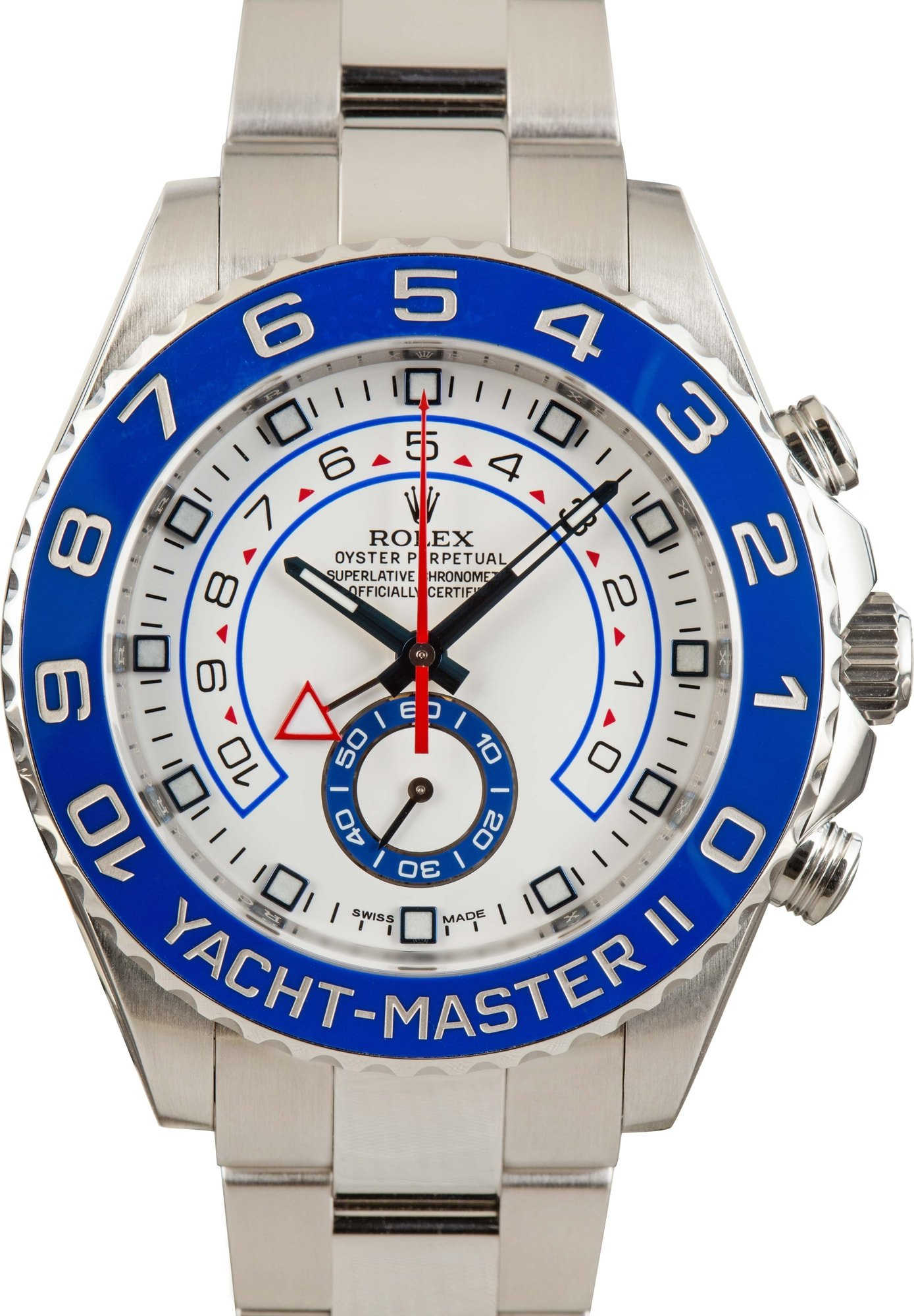 Rolex Yacht-Master II Ref 116680 White Dial