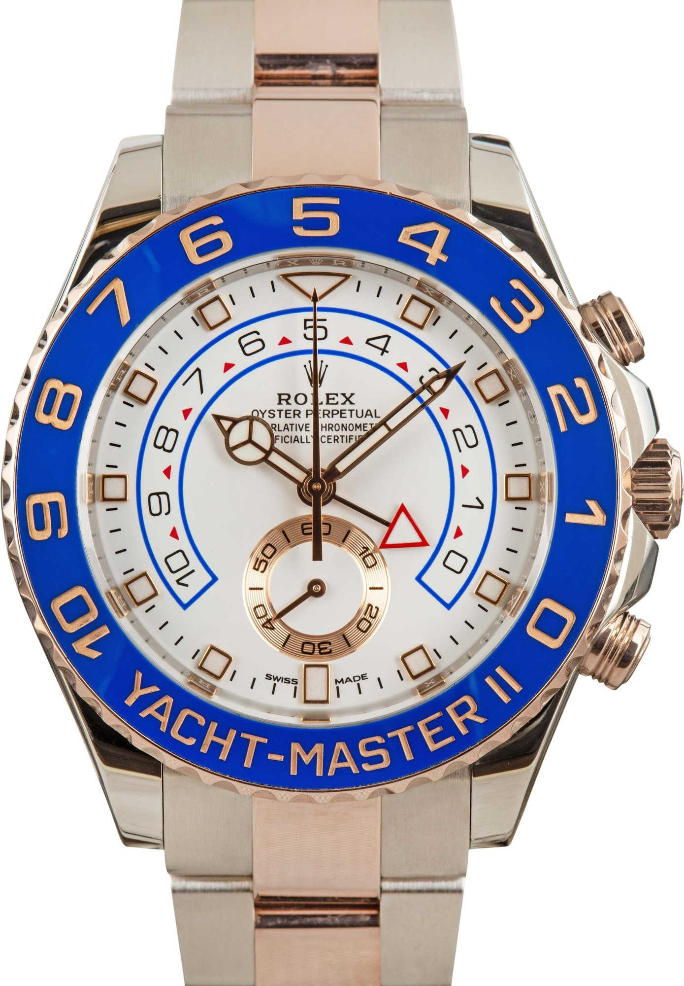 Rolex Yacht-Master II Ref 116681 Everose Gold & Steel