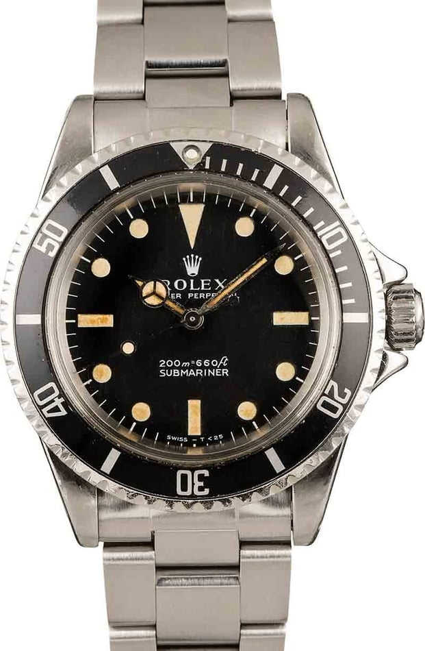 Vintage Rolex Submariner 5513 "Glossy Gilt Dial"