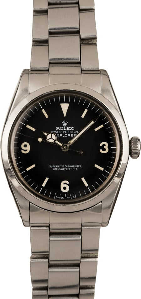 Vintage 1969 Rolex Explorer 1016 'Frog Foot' Dial