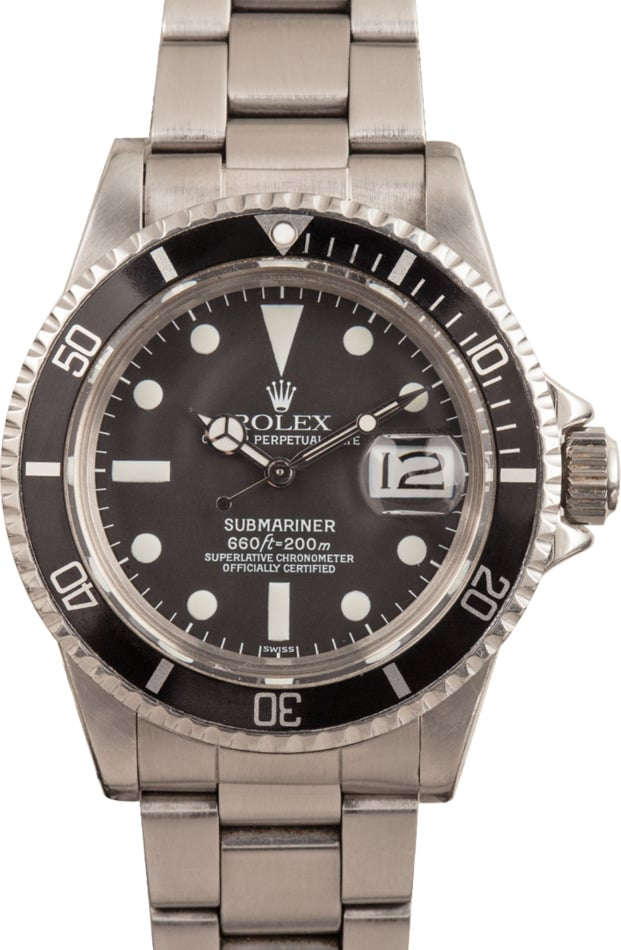 Buy Vintage Rolex Submariner 1680 Bob s Watches Sku 129473