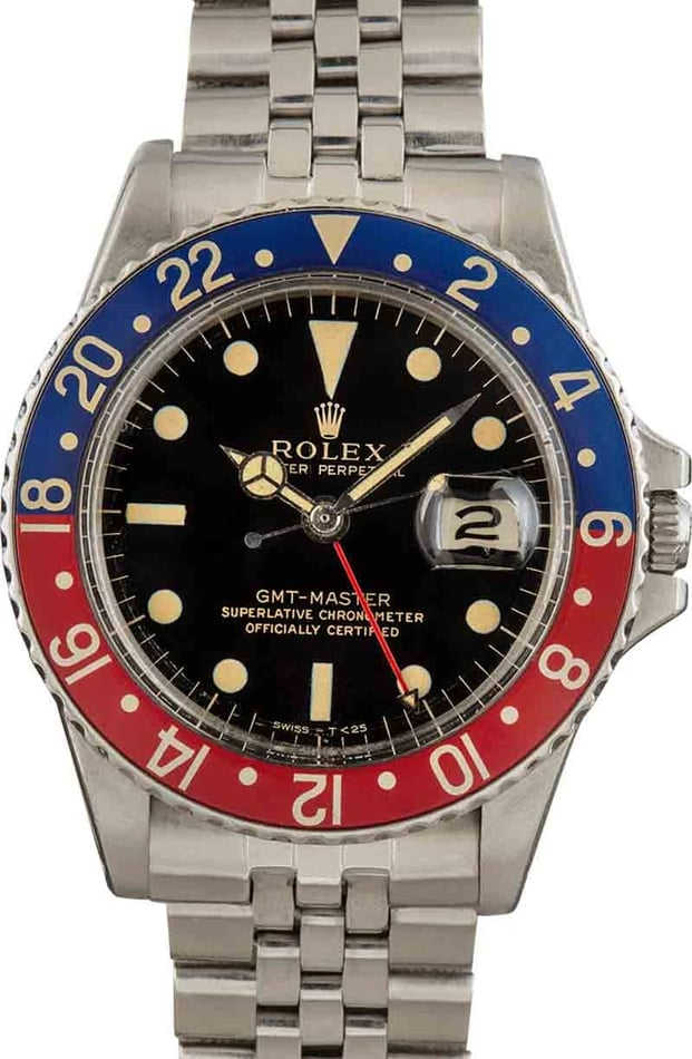 Vintage Rolex Pepsi GMT-Master 1675