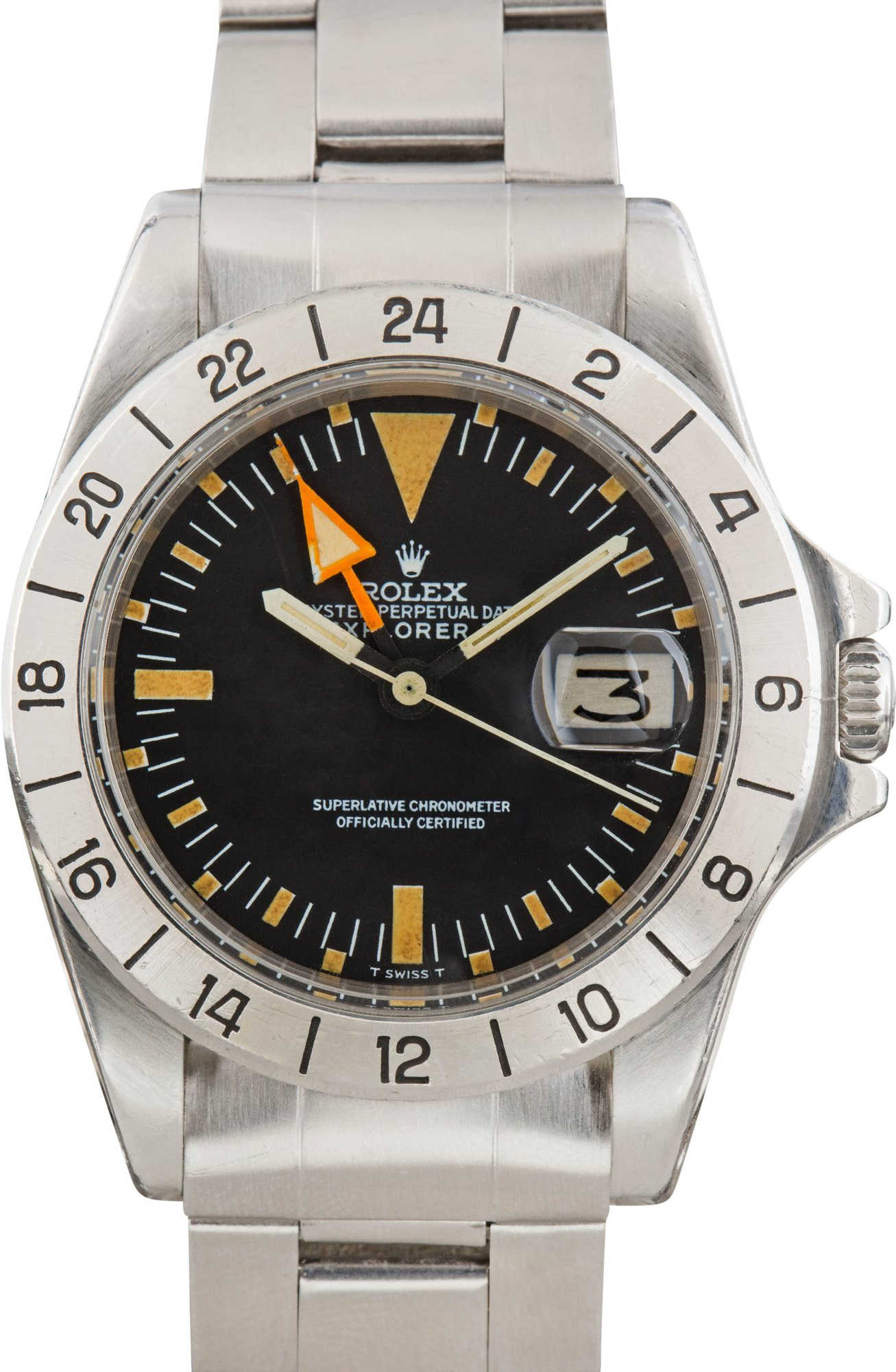 Vintage Rolex Explorer II Ref 1655 Black Dial Steve McQueen