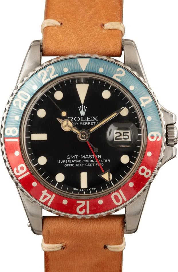 Buy Used Rolex GMT-Master 1675 | Bob's Watches - Sku: 107322 x Buy Used Rolex GMT-Master 1675 | Bob's Watches - Sku: 107322 x