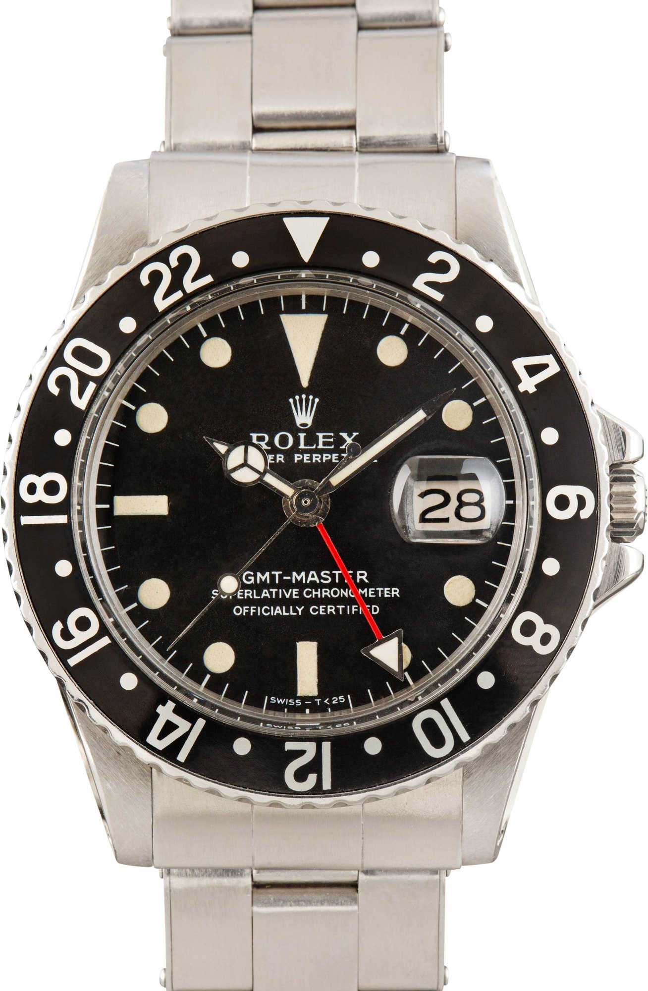 Vintage Rolex GMT-Master Ref 1675 Stainless Steel