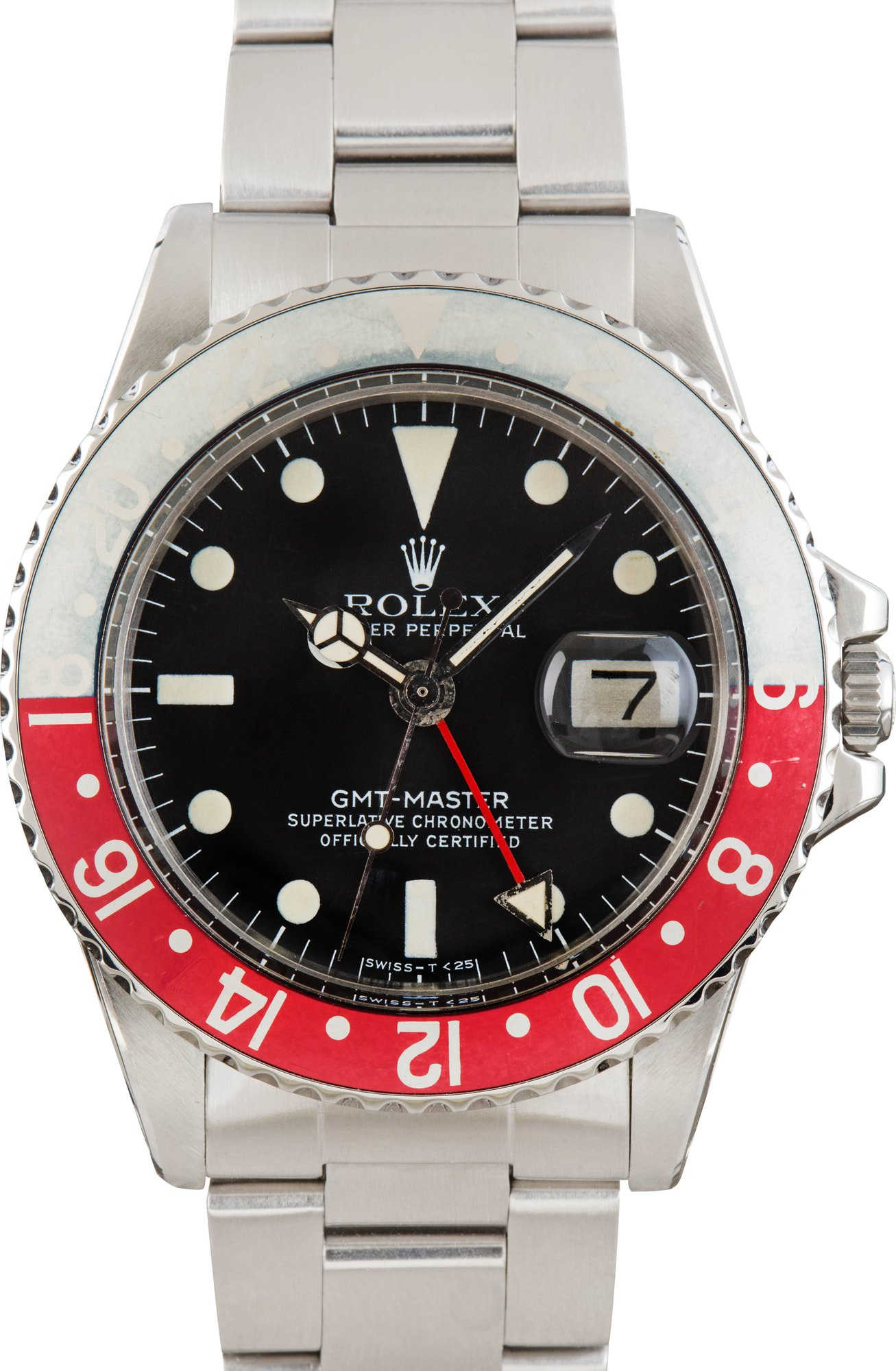 Vintage Rolex GMT-Master Ref 1675 Stainless Steel Oyster