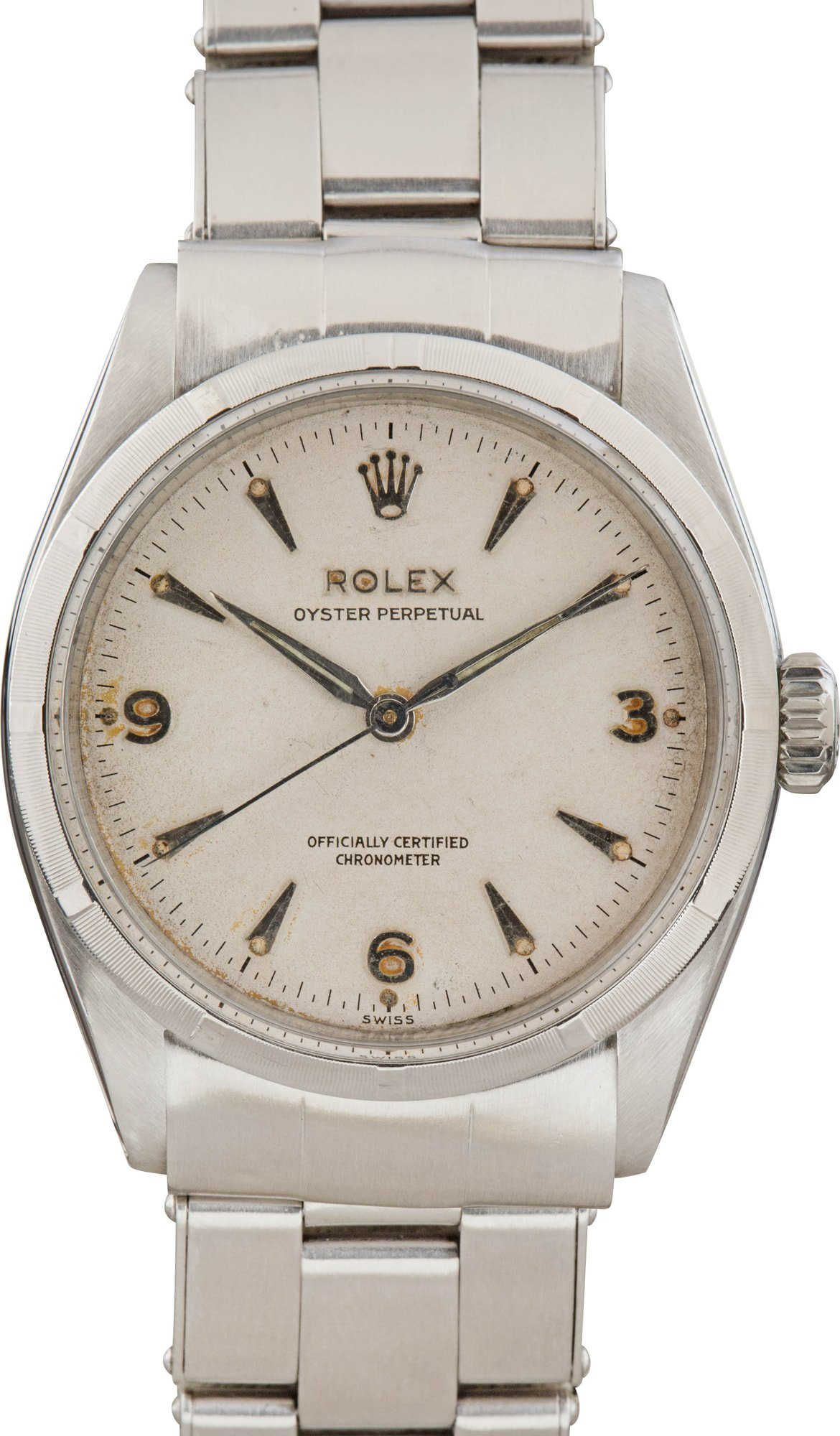 Vintage Rolex Oyster Perpetual 6285 White Dial
