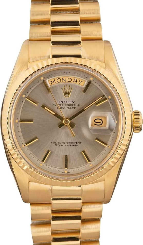 Mens Rolex President 1803 Silver Dial