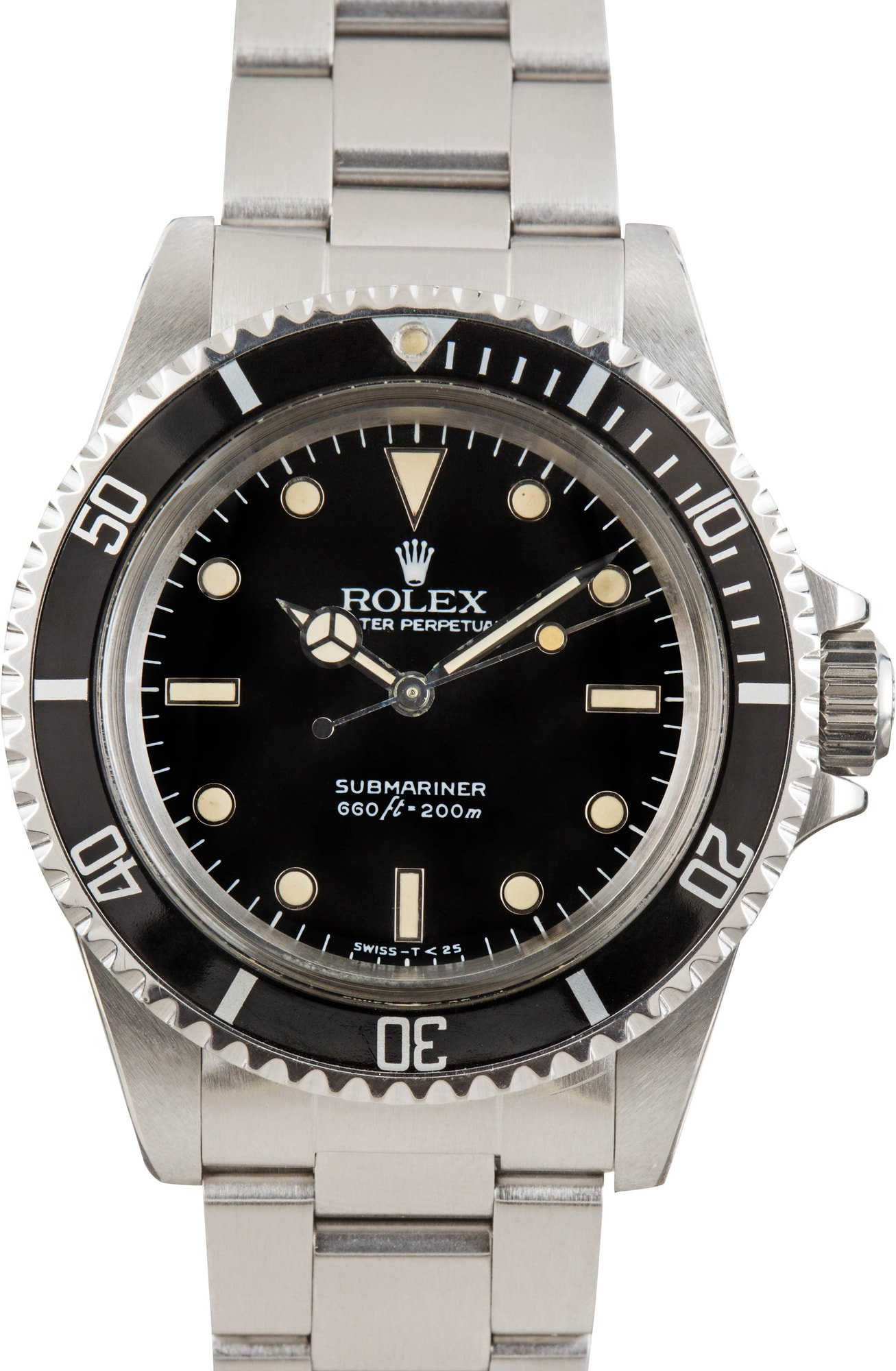 Vintage Rolex Submariner Ref 5513 Spider Dial