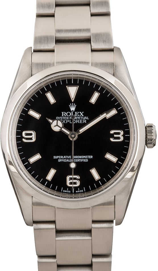 Rolex Explorer 114270 Black Luminous Dial