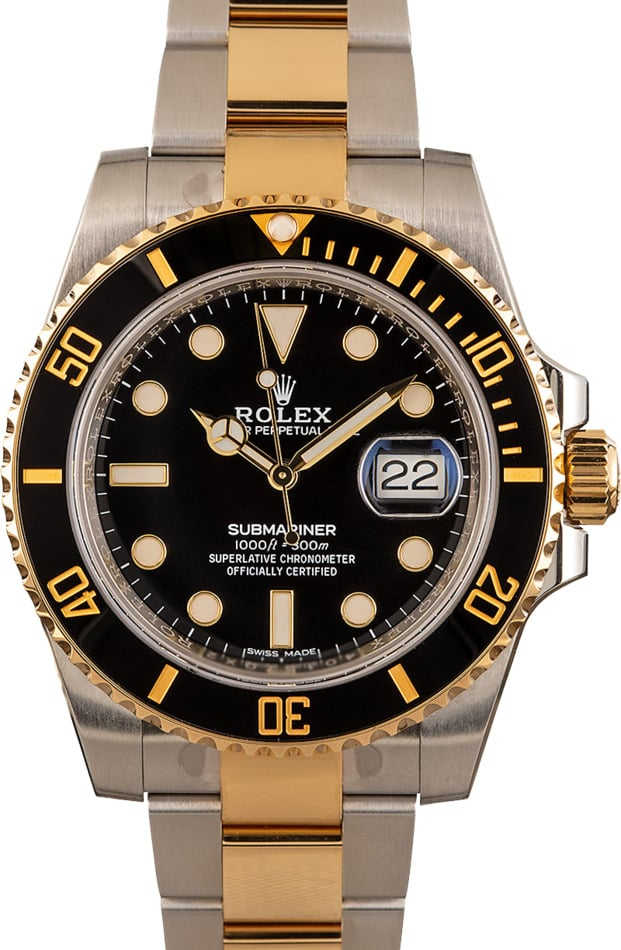 Rolex Submariner 116613LN Two Tone Oyster