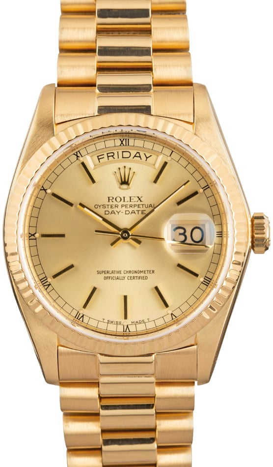 Rolex Day-Date 18K Gold President 18038